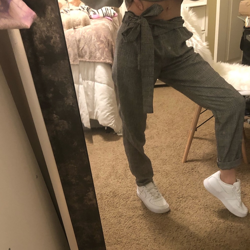 Plaid pants